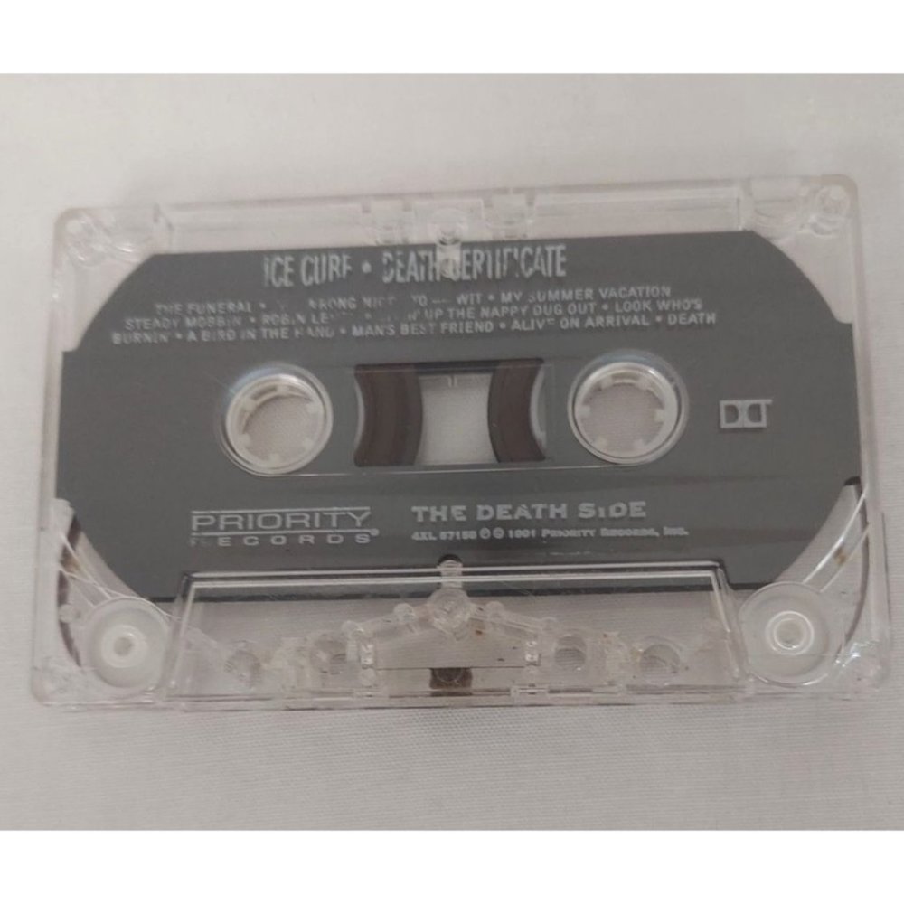 Ice Cube - Death Certificate [PA] (Cassette, Nov-1991, Priority Records) Vintage